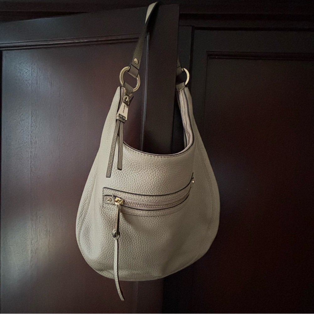 Michael Kors Cream Hobo Bag Leather